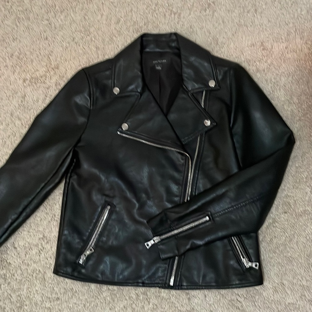 Ann Taylor faux leather jacket